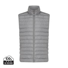 Iqoniq Meru Herren Bodywarmer aus recyceltem Polyester Silbergrau bedrucken, Art.-Nr. T1702.035.XXXL Iqoniq Meru Herren Bodywarmer aus recyceltem Polyester Silbergrau bedrucken, Art.-Nr. T1702.035.XXXL
