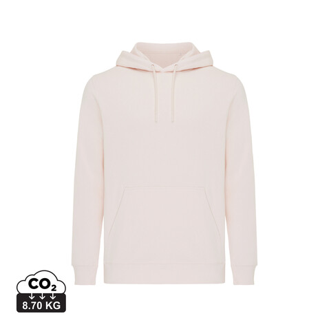 IQONIQ Rila Lightweight Hoodie aus recycelter Baumwolle cloud pink bedrucken, Art.-Nr. T9404.039.XS