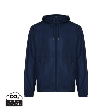 IQONIQ Logan Lightweight Jacke aus recyceltem Polyester navy blau bedrucken, Art.-Nr. T9701.002.S