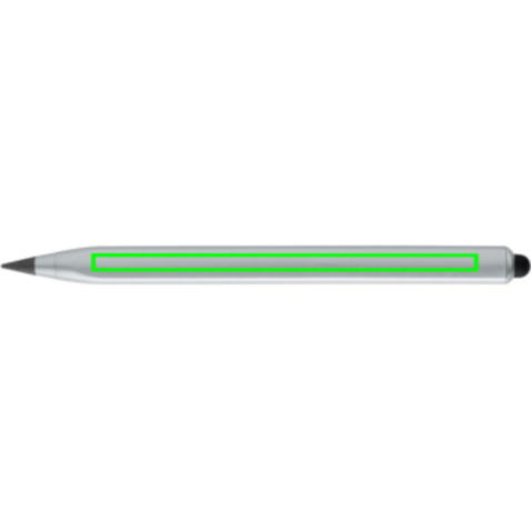 Eon Infinity Multitasking Stift aus RCS recycelt. Aluminium silber bedrucken, Art.-Nr. P221.012