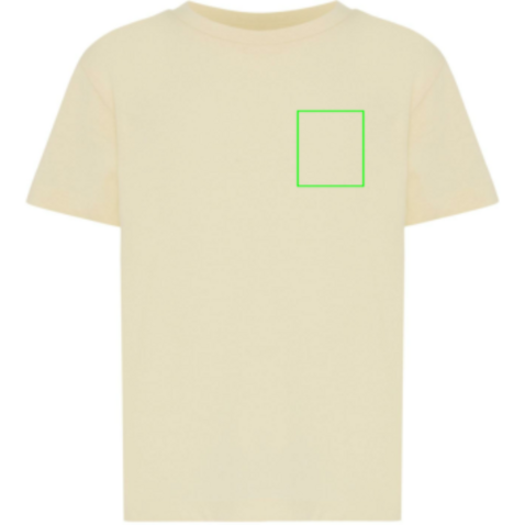 IQONIQ Koli Kids T-Shirt aus recycelter Baumwolle cream yellow bedrucken, Art.-Nr. T6100.036.34 IQONIQ Koli Kids T-Shirt aus recycelter Baumwolle cream yellow bedrucken, Art.-Nr. T6100.036.34