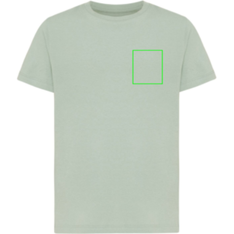IQONIQ Koli Kids T-Shirt aus recycelter Baumwolle Iceberg green bedrucken, Art.-Nr. T6100.023.78