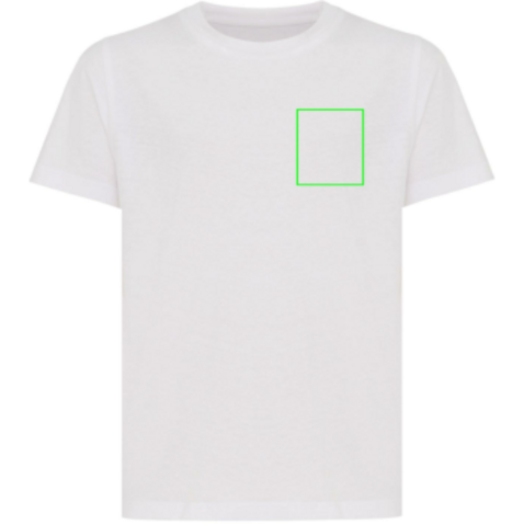 IQONIQ Koli Kids T-Shirt aus recycelter Baumwolle recycled white bedrucken, Art.-Nr. T6100.004.56