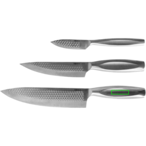 BOSKA Küchenmesser Monaco+, 3er-Set Stahl bedrucken, Art.-Nr. RB307132