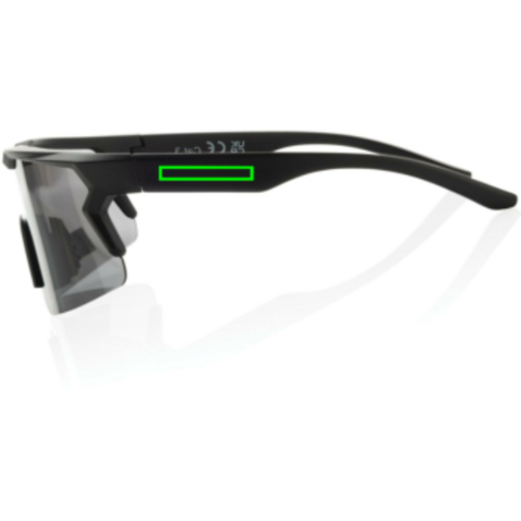 SproShield RCS Sportbrille mit polarisierten Gläsern schwarz bedrucken, Art.-Nr. P453.8601