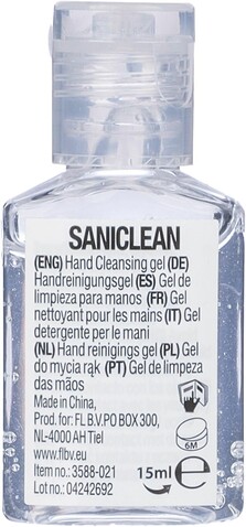 Handgel Saniclean | 15 ml – Neutral bedrucken, Art.-Nr. 021999999_3588