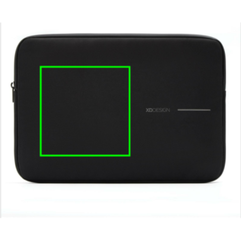 XD Design 16&quot; Laptop Sleeve schwarz, grau bedrucken, Art.-Nr. P706.211