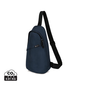 Renew AWARE™ rPET Sling Bag navy blau bedrucken, Art.-Nr. 100805-410 Renew AWARE™ rPET Sling Bag navy blau bedrucken, Art.-Nr. 100805-410