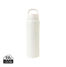 Aviana™ Rowan RCS recycelte Wasserflasche 470ml weiß bedrucken, Art.-Nr. 101952-119