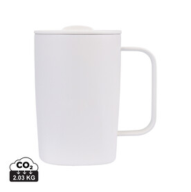 Aviana™ Rowan RCS recycelter Becher 450ml weiß bedrucken, Art.-Nr. 102229-119