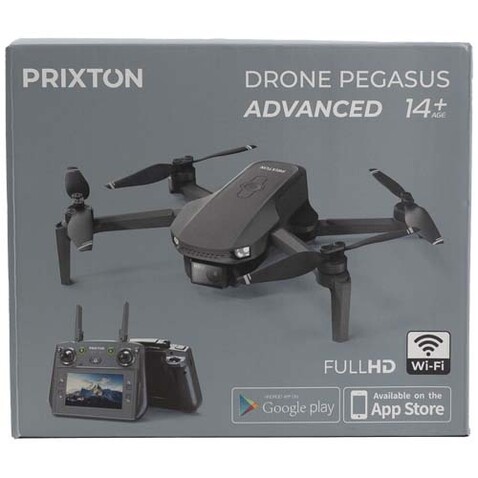 Prixton Pegasus Advanced 1080P GPS Drohne, schwarz bedrucken, Art.-Nr. 1PA19190
