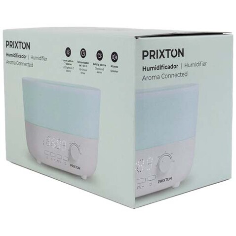 Prixton Connected 4-in-1 Aroma Luftbefeuchter, weiss bedrucken, Art.-Nr. 1PA19301