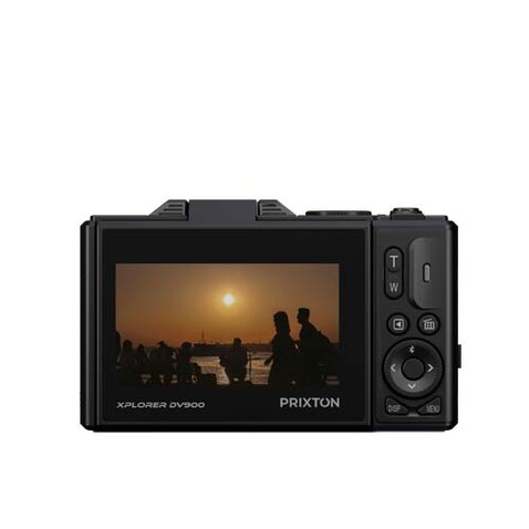 Prixton DV900 XPLORER 4K Digitalkamera, schwarz bedrucken, Art.-Nr. 1PA19590