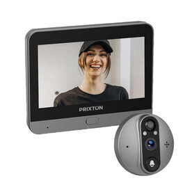 Prixton DV50 Smart WLAN Türspion Klingel, schwarz bedrucken, Art.-Nr. 1PA21190 Prixton DV50 Smart WLAN Türspion Klingel, schwarz bedrucken, Art.-Nr. 1PA21190