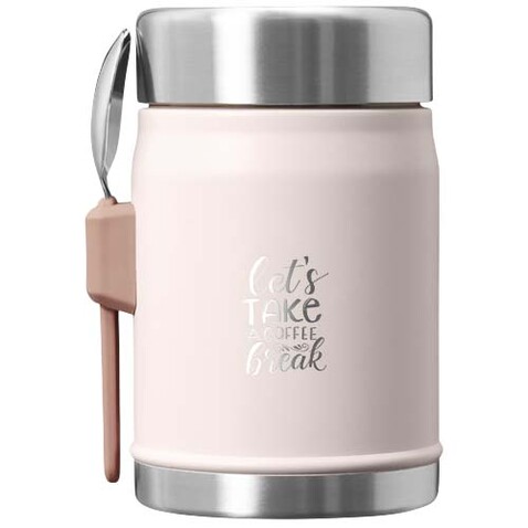 Stanley 400ml Legendary Food Jar Lunchpot mit Göffel, hellrosa bedrucken, Art.-Nr. 10088141