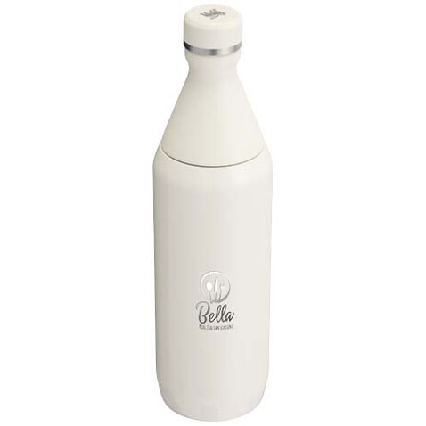 Stanley 600 ml All Day Slim Flasche, creme bedrucken, Art.-Nr. 10088210