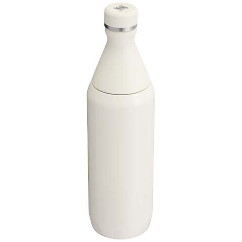 Stanley 600 ml All Day Slim Flasche, creme bedrucken, Art.-Nr. 10088210