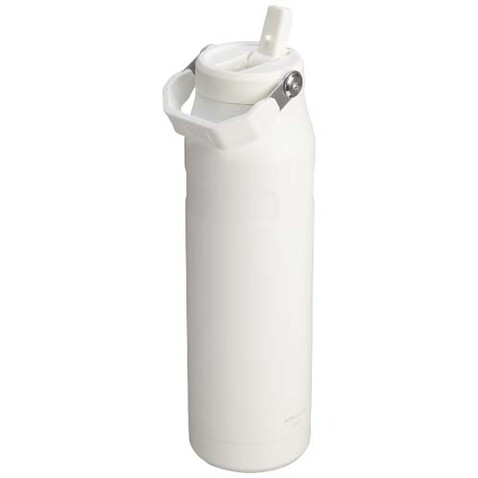 Stanley IceFlow™ 2.0 1060 ml Flasche mit Flip-Trinkhalm, weiß gefrosted bedrucken, Art.-Nr. 10088401
