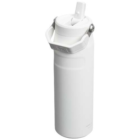 Stanley IceFlow™ 2.0 700 ml Flasche mit Flip-Trinkhalm, weiß gefrosted bedrucken, Art.-Nr. 10088501