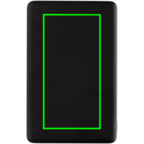 Orion 5.000mAh 5W magnetische Powerbank aus RCS rec. Alu schwarz bedrucken, Art.-Nr. P322.6001