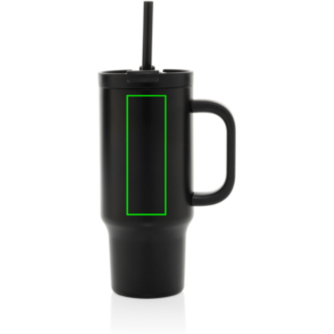 Cruiser kompakter, auslaufsicherer RCS rec. Becher 480ml schwarz bedrucken, Art.-Nr. P437.1501