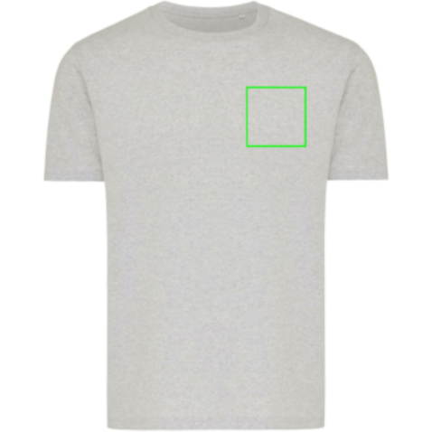 IQONIQ Brett T-Shirt aus recycelter Baumwolle light heather grey bedrucken, Art.-Nr. T9107.032.5XL IQONIQ Brett T-Shirt aus recycelter Baumwolle light heather grey bedrucken, Art.-Nr. T9107.032.5XL