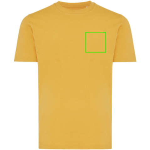 IQONIQ Brett T-Shirt aus recycelter Baumwolle ochre yellow bedrucken, Art.-Nr. T9107.021.XXXL IQONIQ Brett T-Shirt aus recycelter Baumwolle ochre yellow bedrucken, Art.-Nr. T9107.021.XXXL