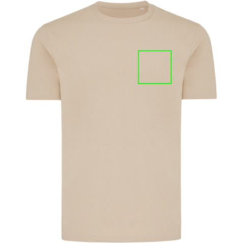 IQONIQ Brett T-Shirt aus recycelter Baumwolle desert bedrucken, Art.-Nr. T9107.006.XXL