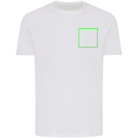 IQONIQ Brett T-Shirt aus recycelter Baumwolle recycled white bedrucken, Art.-Nr. T9107.004.XXL