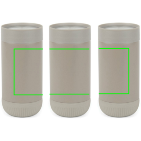VINGA Erie 350ml Becher aus RCS rec. Stainless-Steel grau, grau bedrucken, Art.-Nr. V4321012