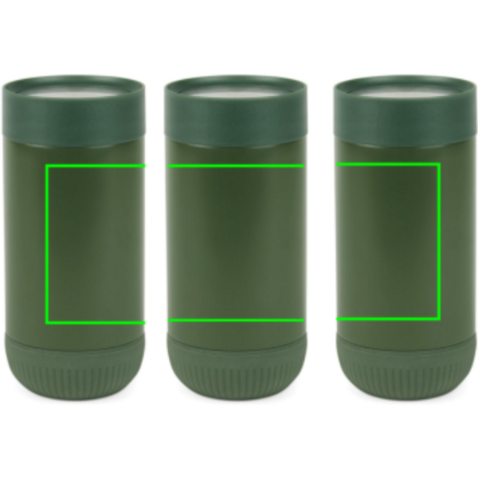 VINGA Erie 350ml Becher aus RCS rec. Stainless-Steel grün, grün bedrucken, Art.-Nr. V4321007