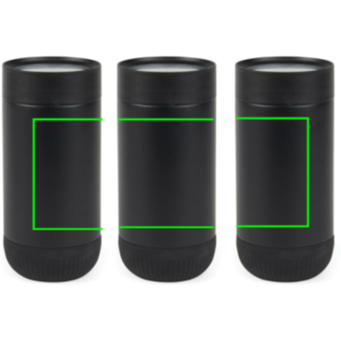 VINGA Erie 350ml Becher aus RCS rec. Stainless-Steel schwarz, schwarz bedrucken, Art.-Nr. V4321001