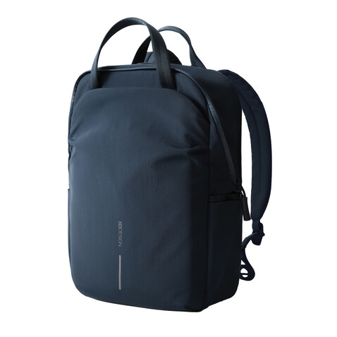 XD Design Soft Tote Rucksack navy blau, grau bedrucken, Art.-Nr. P706.3025