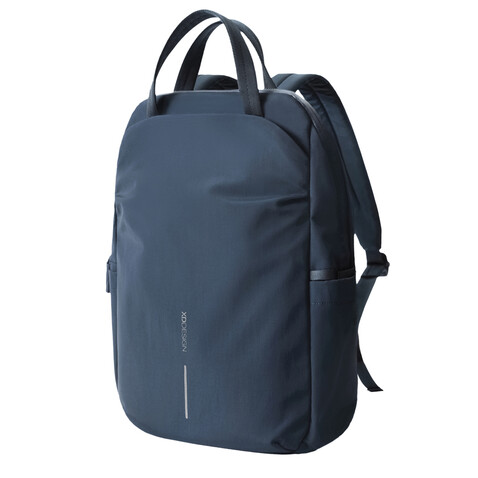 XD Design Soft Tote Rucksack navy blau, grau bedrucken, Art.-Nr. P706.3025