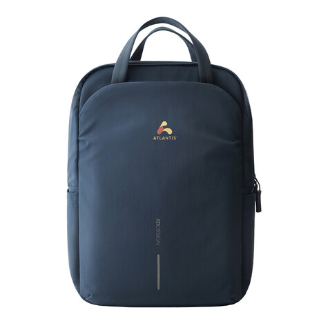 XD Design Soft Tote Rucksack navy blau, grau bedrucken, Art.-Nr. P706.3025