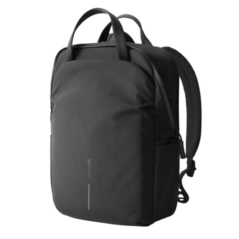 XD Design Soft Tote Rucksack schwarz, grau bedrucken, Art.-Nr. P706.3001