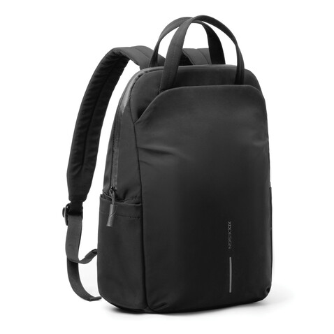 XD Design Soft Tote Rucksack schwarz, grau bedrucken, Art.-Nr. P706.3001