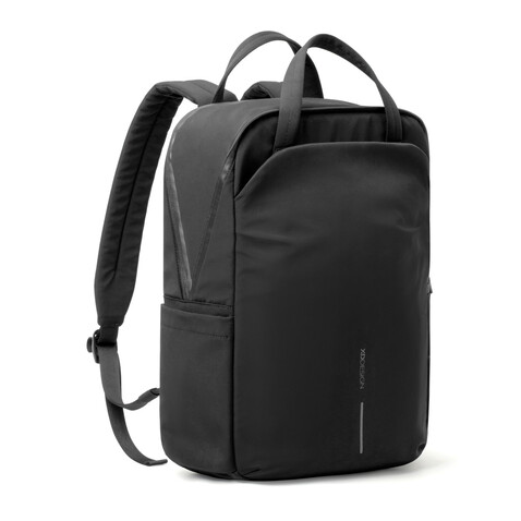 XD Design Soft Tote Rucksack schwarz, grau bedrucken, Art.-Nr. P706.3001