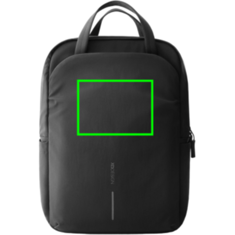 XD Design Soft Tote Rucksack schwarz, grau bedrucken, Art.-Nr. P706.3001