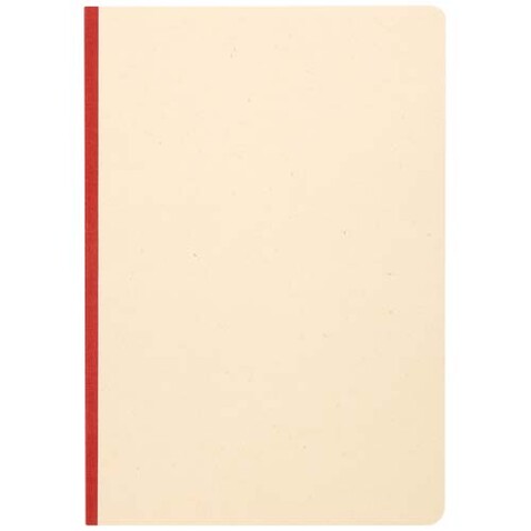 Liliana A5 Zuckerrohr und RPET Softcover Notizbuch, Brick bedrucken, Art.-Nr. 10612521