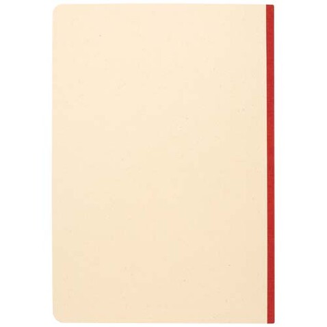 Liliana A5 Zuckerrohr und RPET Softcover Notizbuch, Brick bedrucken, Art.-Nr. 10612521