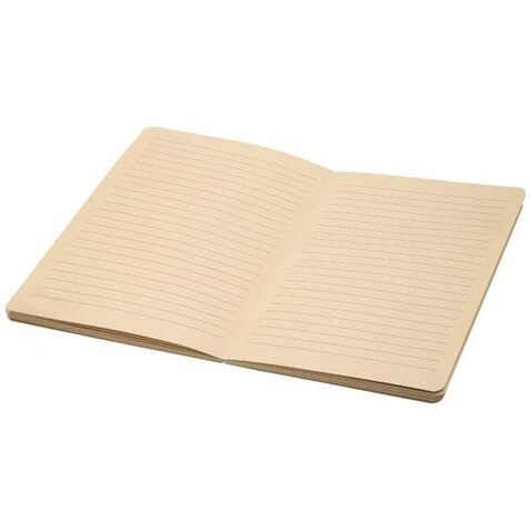 Liliana A5 Zuckerrohr und RPET Softcover Notizbuch, Brick bedrucken, Art.-Nr. 10612521