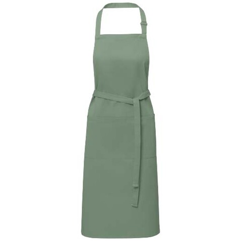 Andrea 240 g/m² Schürze mit verstellbarem Nackenband, heather grün bedrucken, Art.-Nr. 11333462 Andrea 240 g/m² Schürze mit verstellbarem Nackenband, heather grün bedrucken, Art.-Nr. 11333462
