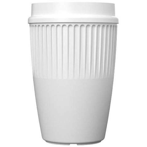 Cirrus 350 ml Becher mit 360°-Deckel, weiss bedrucken, Art.-Nr. 21046201