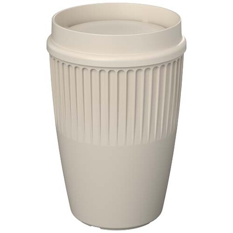Cirrus 350 ml Becher mit 360°-Deckel, Sandstone bedrucken, Art.-Nr. 21046206