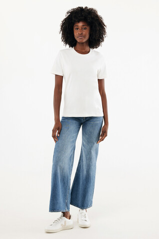 IQONIQ Brett T-Shirt aus recycelter Baumwolle ivory white bedrucken, Art.-Nr. T9107.040.XL