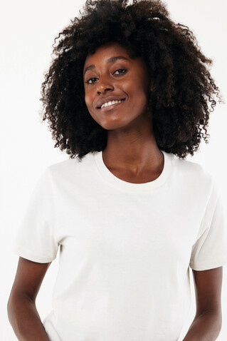 IQONIQ Brett T-Shirt aus recycelter Baumwolle ivory white bedrucken, Art.-Nr. T9107.040.XL