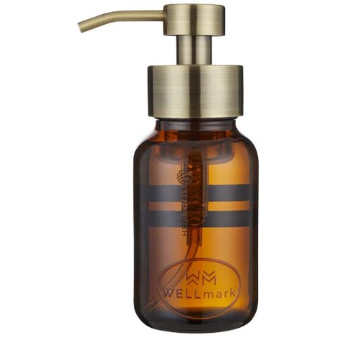 Wellmark 250 ml Duschgel, amber heather bedrucken, Art.-Nr. 12632111