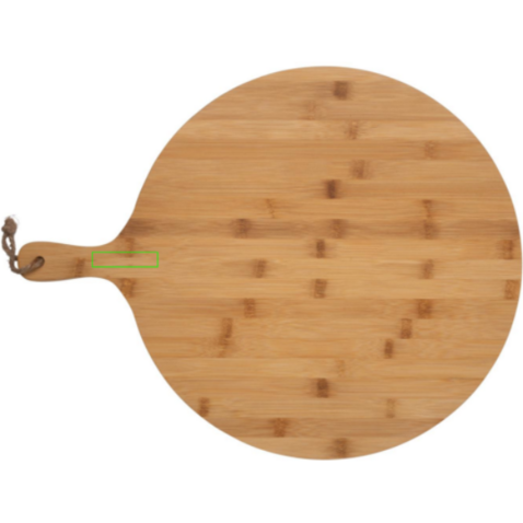 Ukiyo rundes Bambus-Serviertablett braun bedrucken, Art.-Nr. P261.029