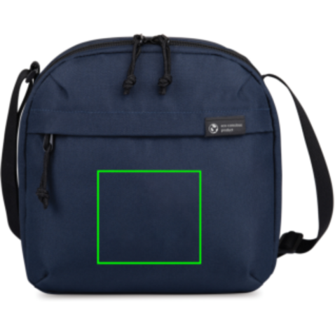 Renew AWARE™ rPET Lunch-Cooler navy blau bedrucken, Art.-Nr. 101032-410